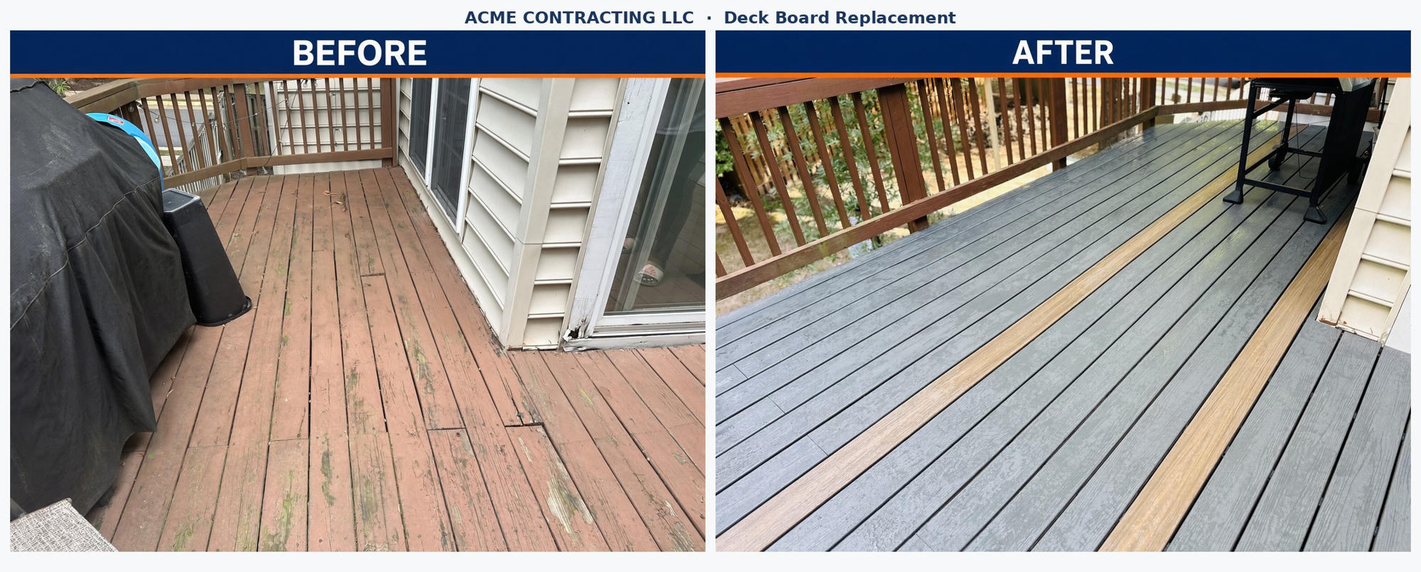 Deck Board Replacment Deck Board Replacment